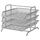 Лоток для корреспонденции, серебристый IKEA DOKUMENT ДОКУМЕНТ 403.889.90