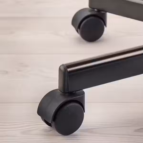 ÖRFJÄLL Рабочий стул - чёрный/Vissle чёрный - схема-чертеж с размерами