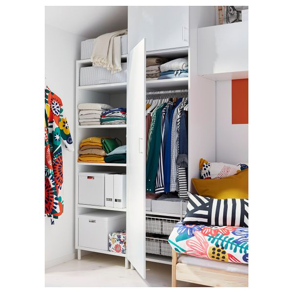 Гардероб, белый/Фоннес белый 240x57x251 см IKEA OPPHUS ОПХУС 692.900.83 - фото 3