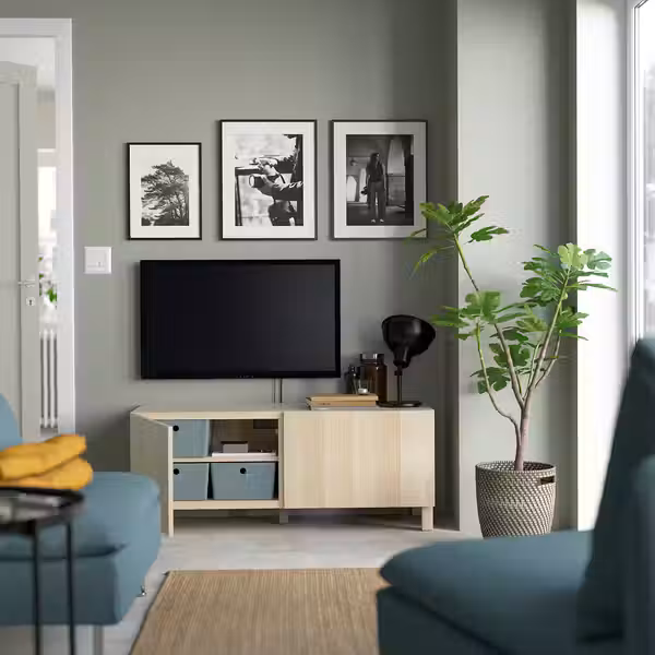 BESTÅ Тумба под ТВ, с дверцами - фото 2