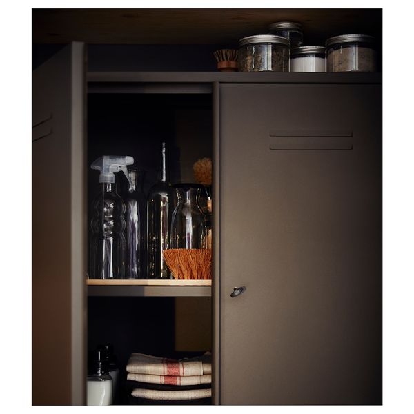 Шкаф с дверями, серый 80x83 см IKEA ИВАР 203.795.57 - схема-чертеж с размерами