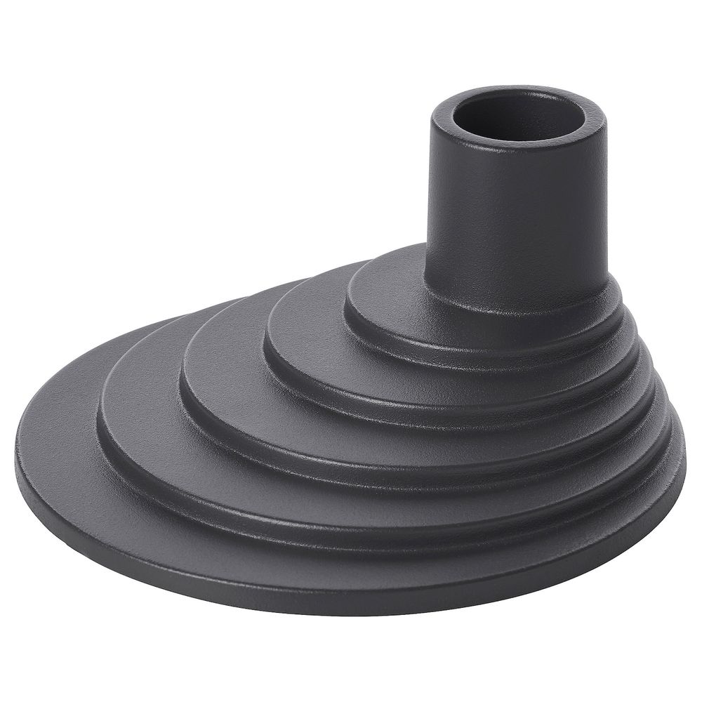 Подсвечник, темно-серый 5 см IKEA ЮППЕРЛИГ 103.474.30 - фото 1