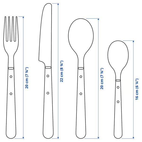 IKEA, дополнительный ракурс - схема-чертеж с размерами