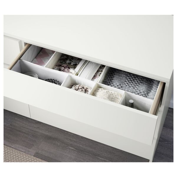 Комод с 6 ящиками, белый 160x78 см IKEA MALM МАЛЬМ 003.685.50 - фото 3