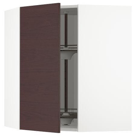 Угловой навесного шкаф с вращающейся секцией, 68x80 cm IKEA METOD МЕТОД 693.354.49