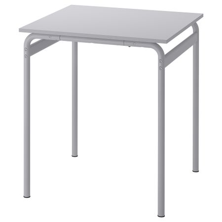 Стол, серый, серый, 67x67x75 см IKEA GRÅSALA 694.840.24