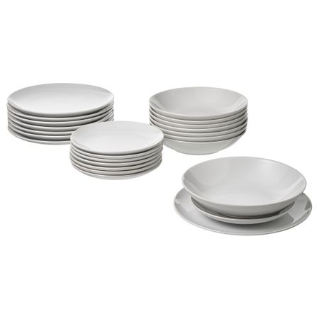Сервиз, 24 предмета, белый IKEA GODMIDDAG 004.797.32