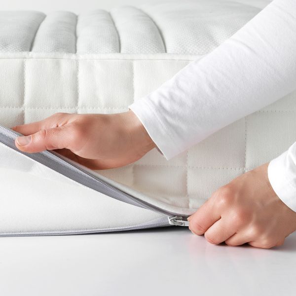 Матрас, пенополиуретан с эффект памяти, жесткий/белый 90x200 см IKEA MATRAND МАТРАНД 603.799.42 - фото 6