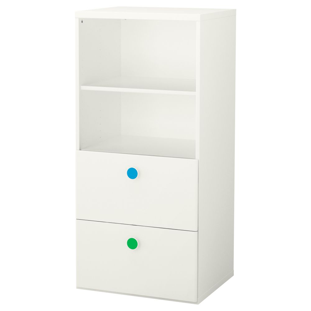 Комбинация для хранения СТУВА / ФОЛЬЯ, белый (60x50x128 см) - фото 1