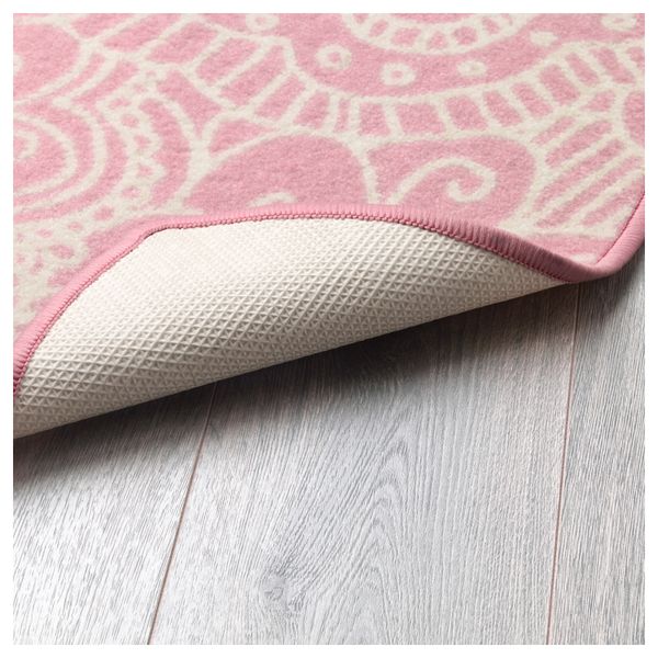 Ковер ВЭНСКАПЛИГ, розовый (67x61 см) - схема-чертеж с размерами