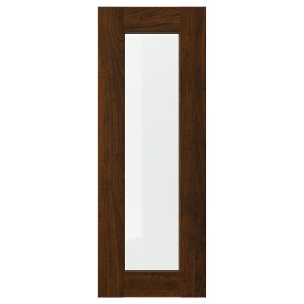 Стеклянная дверь, под дерево коричневый 30x80 см IKEA EDSERUM ЭДСЕРУМ 903.686.59 - фото 1