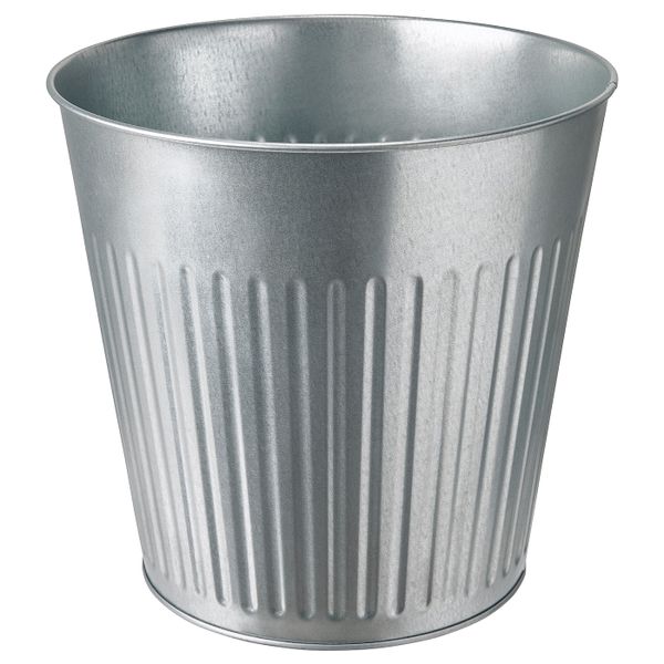 Кашпо, для дома, улицы оцинковка 24 см IKEA ЦИТРОНМЕЛИСС 404.645.02 - фото 1