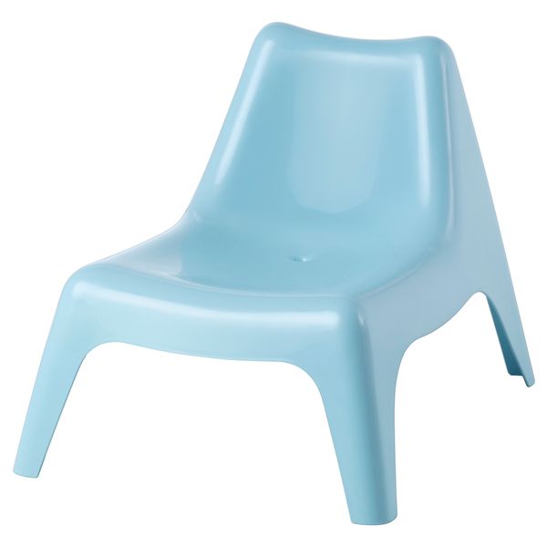 Детское садовое кресло БУНСЁ, синий - фото 1