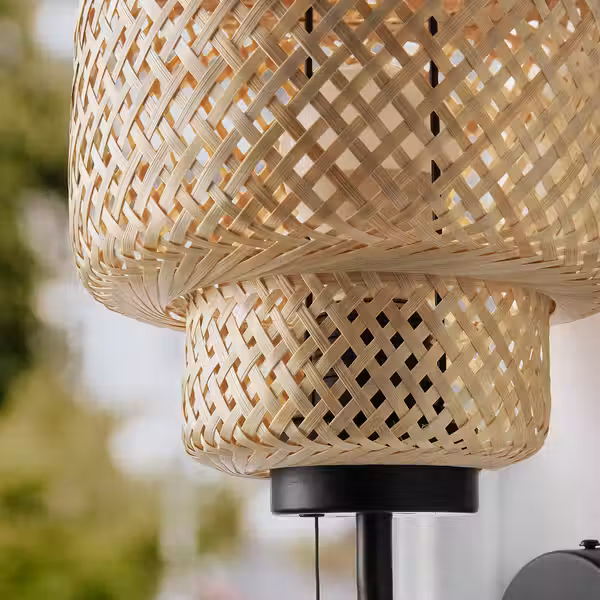 SINNERLIG Бра - бамбук/ручная работа - фото 5