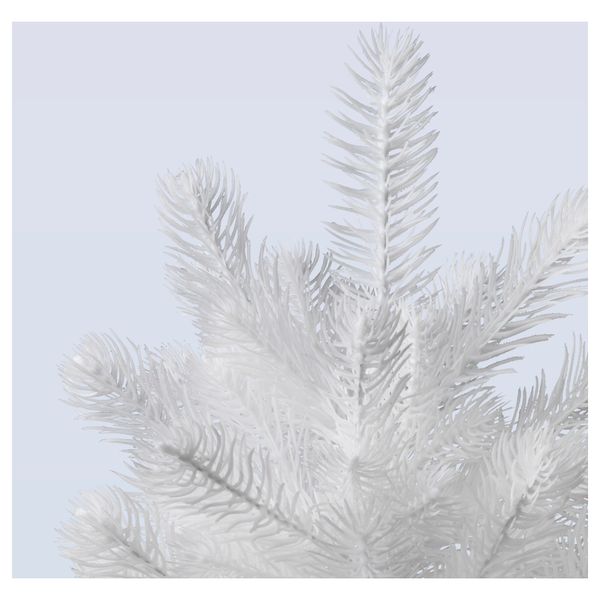 Искусственное растение в горшке ФЕЙКА, рождественская елка белый (12 см) - фото 2