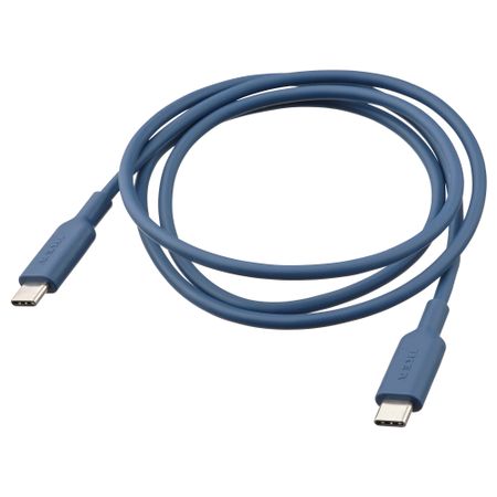 Кабель USB-C–USB-C, синий, 1 м IKEA SITTBRUNN 305.466.50