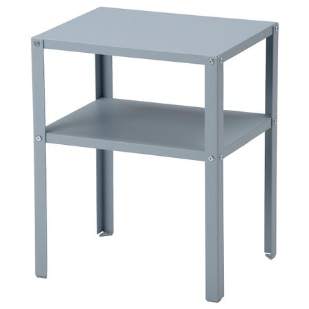Тумба прикроватная, серо-синий светлый 37x28 см IKEA KNARREVIK КНАРРЕВИК 105.155.41