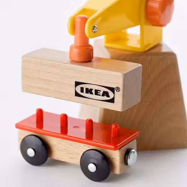 LILLABO Подъемный кран и вагон, 3 предм. - фото 2