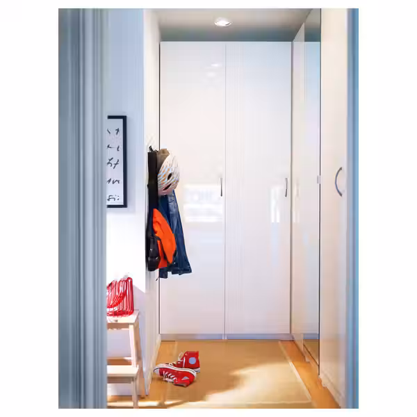 FARDAL Дверца с петлями - глянцевый белый 50x195 см - фото 2