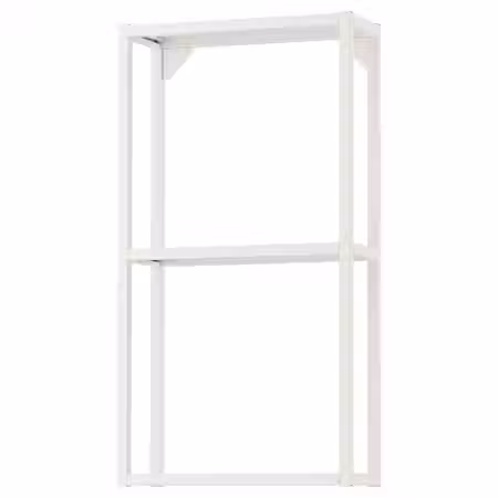 ENHET Навесной каркас с полками - белый 40x15x75 см
