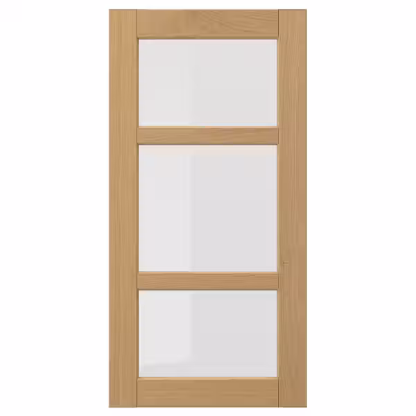 FORSBACKA Стеклянная дверь - дуб 40x80 см - фото 1