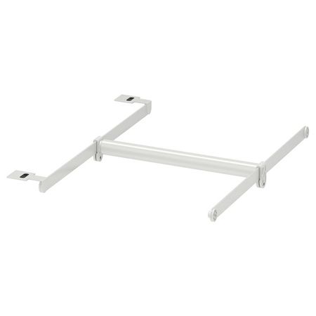 HJÄLPA Платян штанга+2накл шины+1уп крепл - регулируемый/белый 30-47x55 см