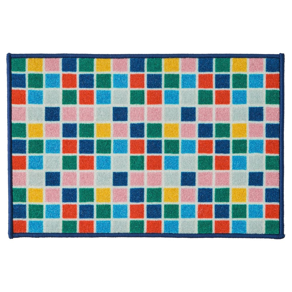 Придверный коврик для дома, разноцветный 40x60 см IKEA LYSABILD ЛЮСАБИЛЬД 704.810.10 - фото 1