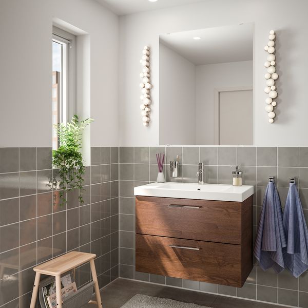 Комплект мебели для ванной, 4 предмета, 83x49x64 cm IKEA ODENSVIK ОДЕНСВИК, GODMORGON ГОДМОРГОН 093.223.22 - фото 3