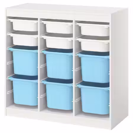 TROFAST Комбинация д/хранения+контейнеры