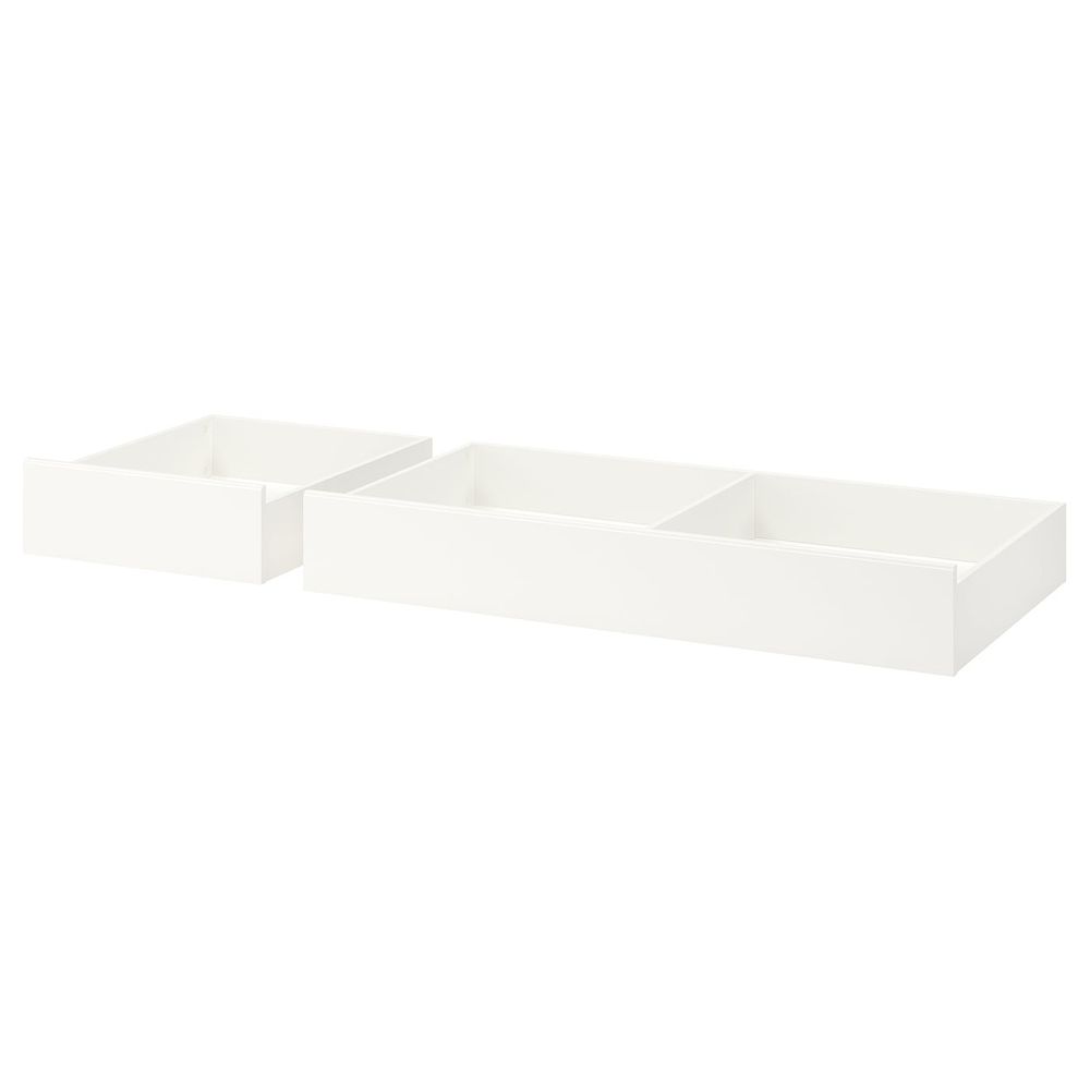 Кроватный ящик, 2 шт., белый 200 см IKEA SONGESAND СОНГЕСАНД 403.725.45 - фото 1