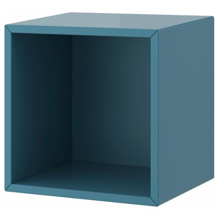 Навесной шкафчик ВЭЛЬЕ, синяя бирюза (35x35 см)