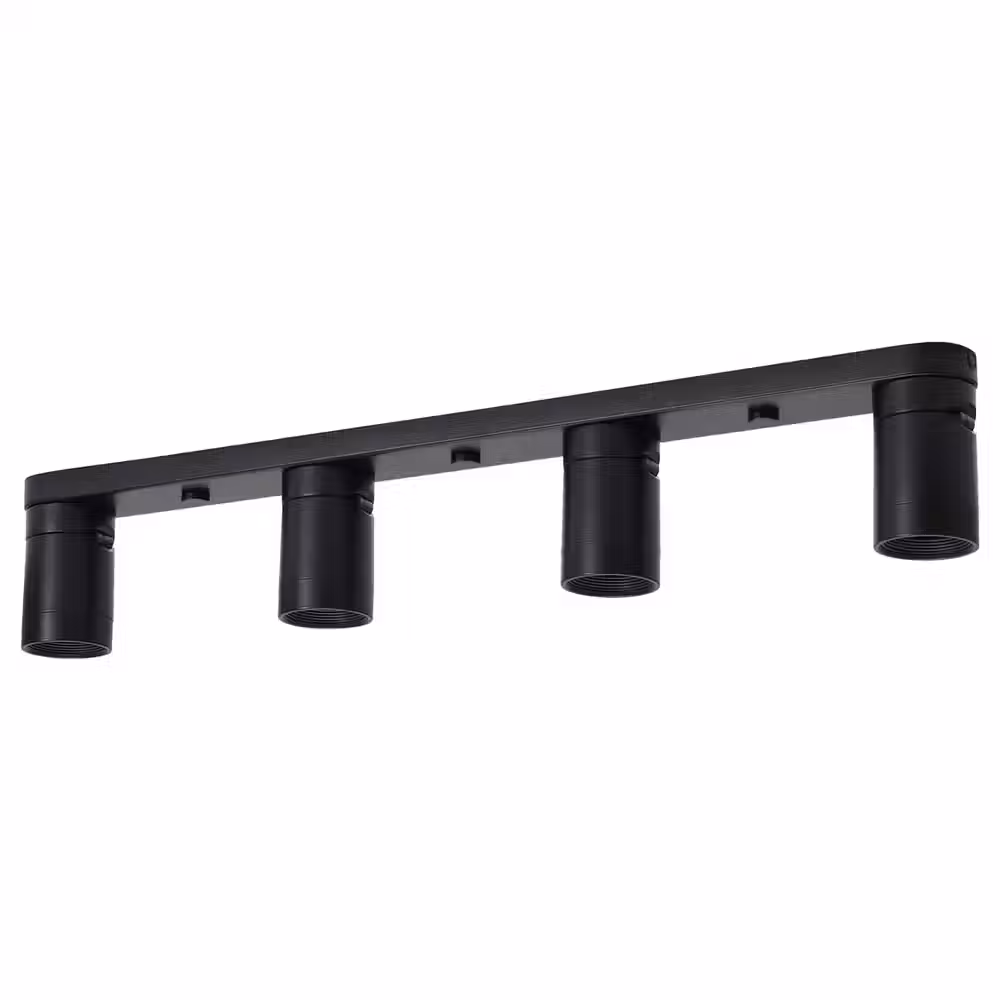 NYMÅNE Потолочный софит, 4 ламп - антрацит - фото 1