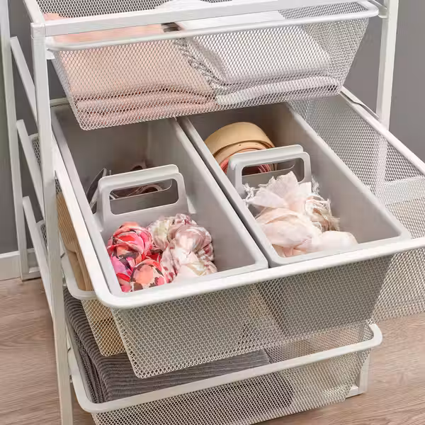 FÅNGGRÖDA ФОНГГРЁДА Вставка с отделениями - светло-серый 48x18x14 см - фото 3