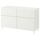 Комбинация для хранения с дверцами/ящ, белый/СМЕВИКЕН/КАББАРП белый 120x42x74 см IKEA BESTÅ БЕСТО 793.848.92