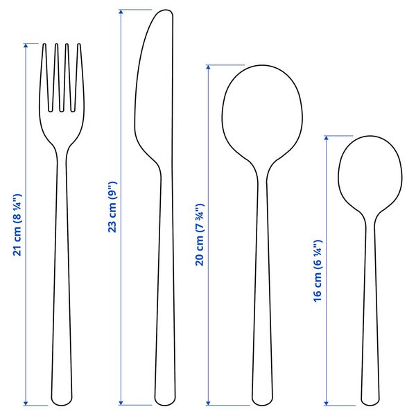 IKEA, дополнительный ракурс - схема-чертеж с размерами