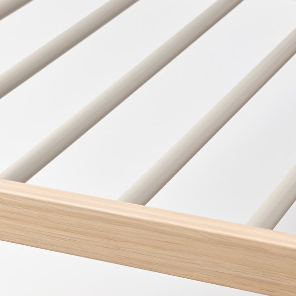 Выдвижная вешалка для брюк, под беленый дуб 50x58 см IKEA KOMPLEMENT КОМПЛИМЕНТ 604.465.07 - схема-чертеж с размерами
