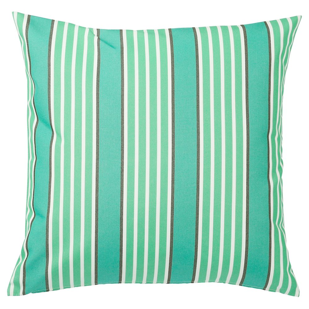Чехол на подушку, для/дома/улицы, бирюзовый/зеленый 50x50 см IKEA FUNKÖN ФУНКЁН 404.384.57 - фото 1