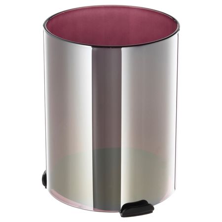 Фонарь для свечи в металлической подставке, сиреневый, золотой, 16 см IKEA НЬЮТБАР 003.500.36