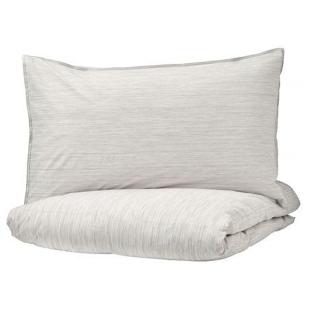 Пододеяльник и 1 наволочка, бежевый 150x200/50x70 см IKEA СКОГСАЛЬМ 403.375.09