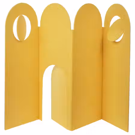 GREJSIMOJS ГРЕЙСИМОЙС Ширма - желтый/серый 190x120 см