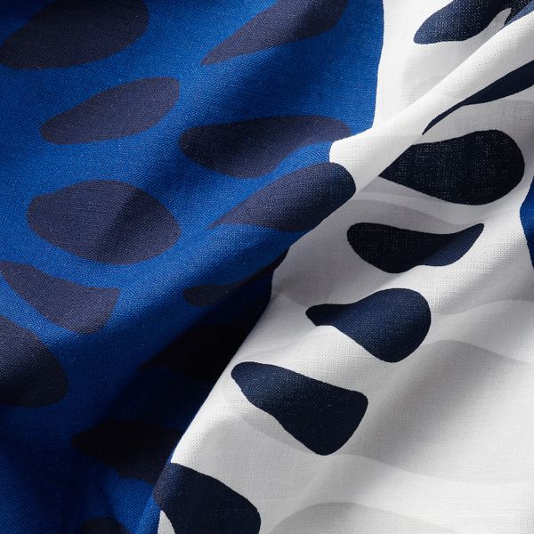 Гардины, 2 шт., белый/разноцветный 145x300 см IKEA IRMELIN ИРМЕЛИН 604.251.71 - схема-чертеж с размерами