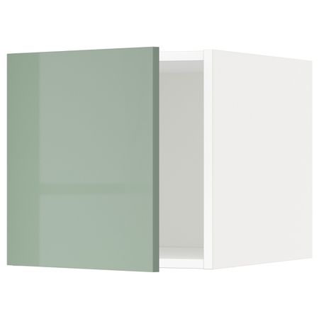 Верхний шкаф, белый, Калларп светло-зеленый, 40x40 см IKEA МЕТОД 592.249.70