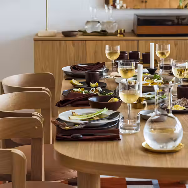 STOCKHOLM 2025 СТОКГОЛЬМ 2025 Миска - коричневый 15 см - схема-чертеж с размерами