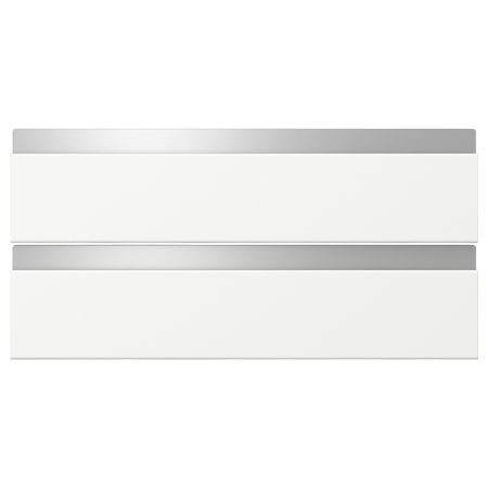 Фронтальная панель ящика НОДСТА, белый, алюминий