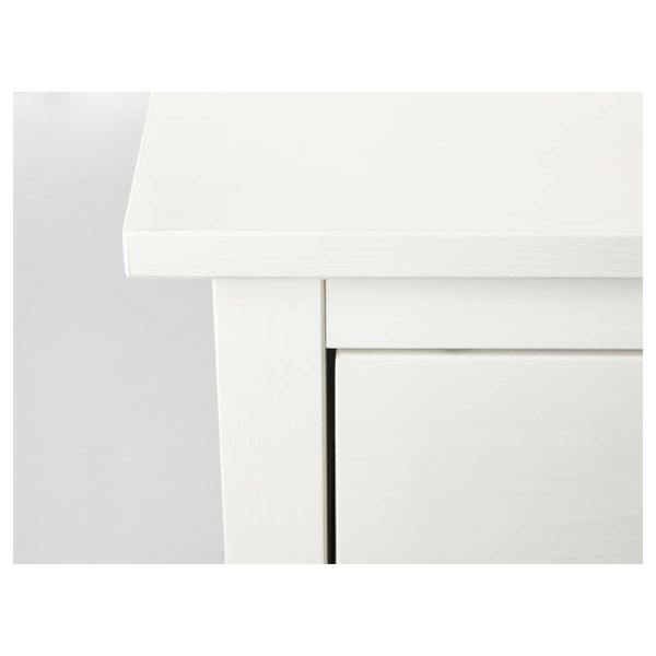 Комод с 2 ящиками, белая морилка 54x66 см IKEA HEMNES ХЕМНЭС 103.684.32 - фото 3