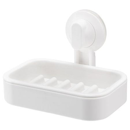 Мыльница на присоске СТУГВИК, белый