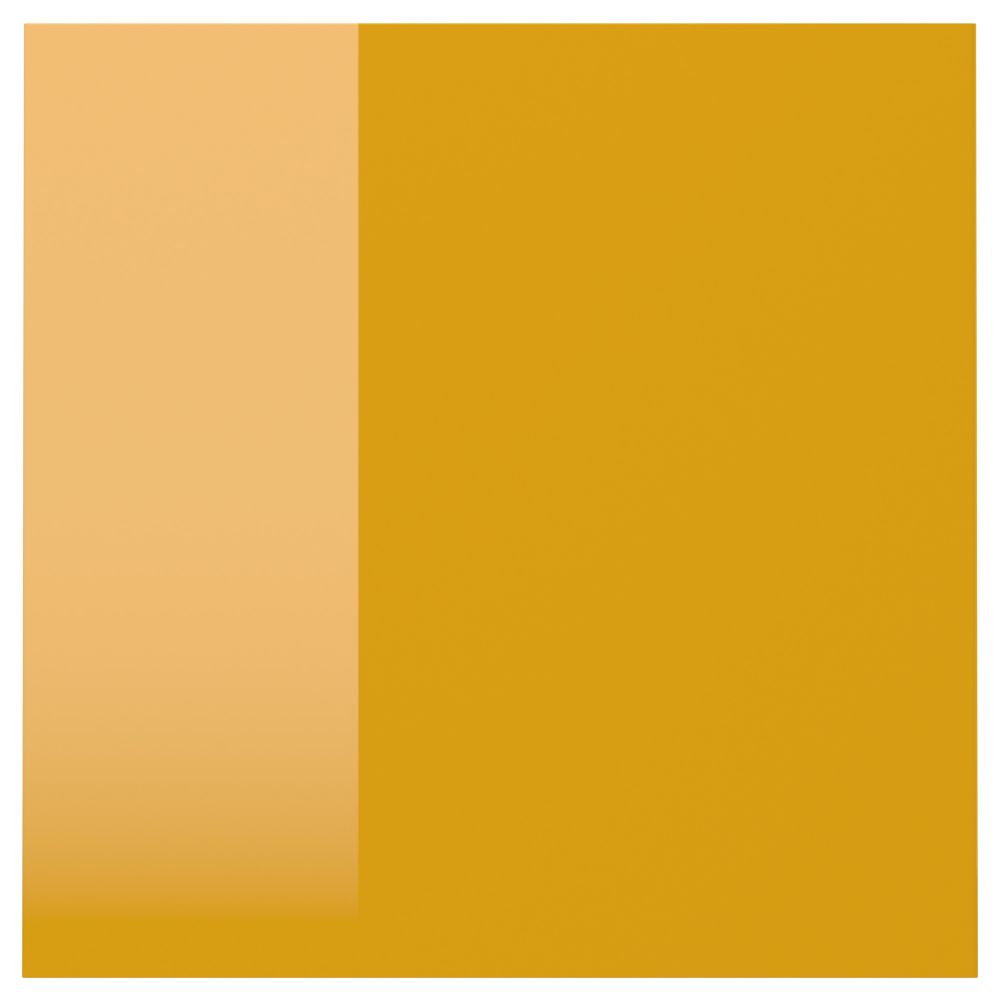 Дверь ЕРСТА, глянцевый желтый - схема-чертеж с размерами