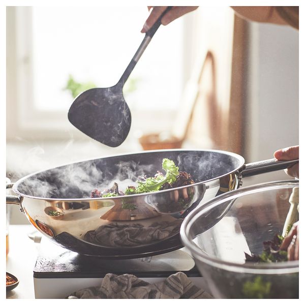 Вок-сковорода, 32 см, нержавеющая сталь, антипригарное покрытие IKEA IKEA 365 + HJÄLTE ИКЕА 365 + ЙЭЛТЕ 004.842.67 - фото 18
