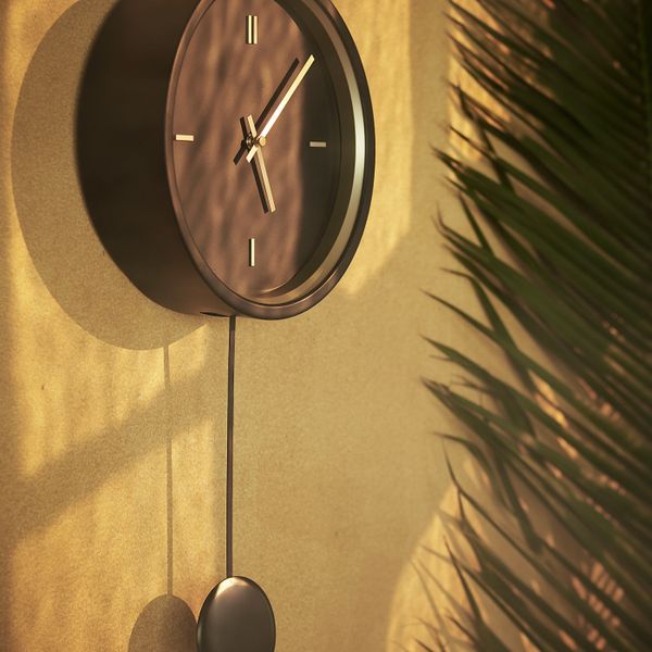 Настенные часы, черный 26 см IKEA STURSK СТУРСК 604.267.45 - фото 3