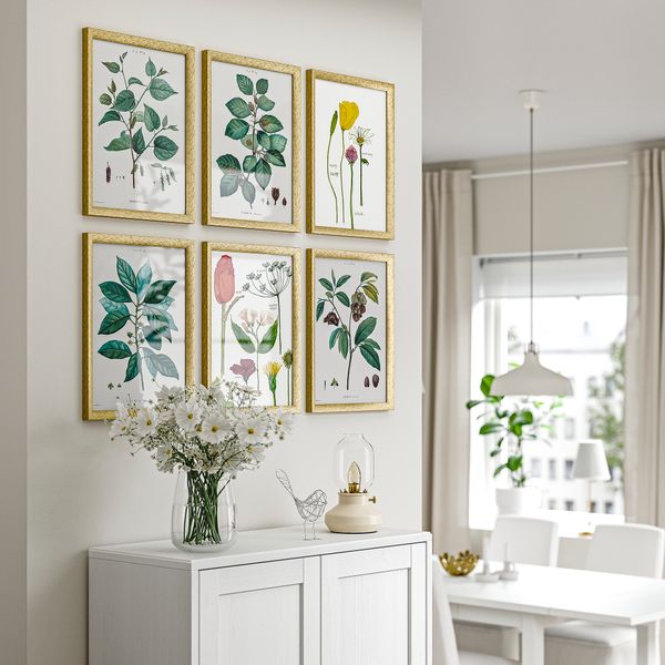 Постер, Цветы I, 30x40 см IKEA DRÖMBILD ДРЁМБИЛЬД 504.361.08 - схема-чертеж с размерами